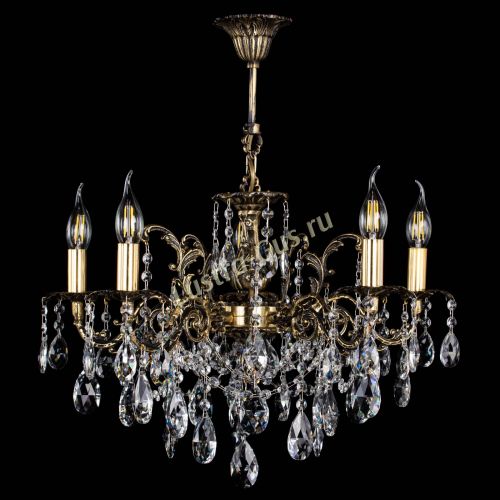 Люстра бронзовая Муза №5 журавлик в Санкт-Петербурге Гусь Хрустальный