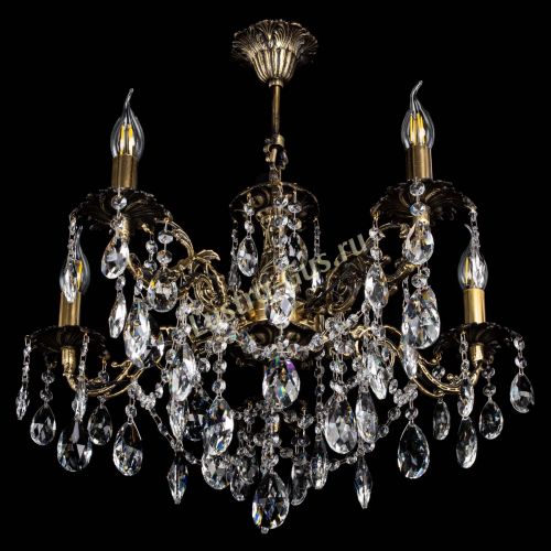 Люстра бронзовая Муза №5 журавлик в Санкт-Петербурге Гусь Хрустальный