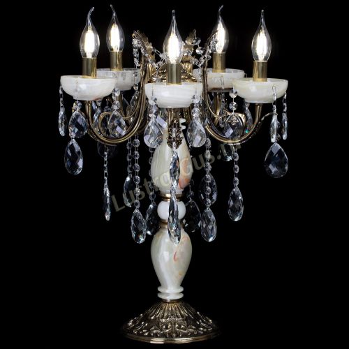 Настольная лампа Антик №5 с камнем в Санкт-Петербурге Гусь Хрустальный Настольная лампа Антик №5 с камнем в Санкт-Петербурге Гусь Хрустальный