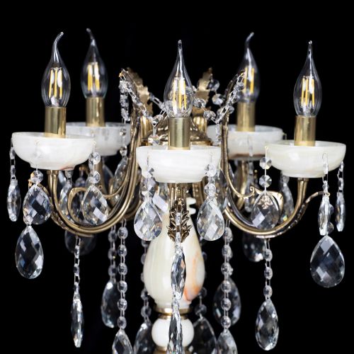 Настольная лампа Антик №5 с камнем в Санкт-Петербурге Гусь Хрустальный Настольная лампа Антик №5 с камнем в Санкт-Петербурге Гусь Хрустальный